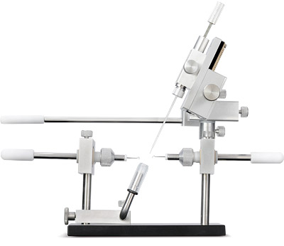 Станок для інструментального осіменіння бджолиних маток з важелем